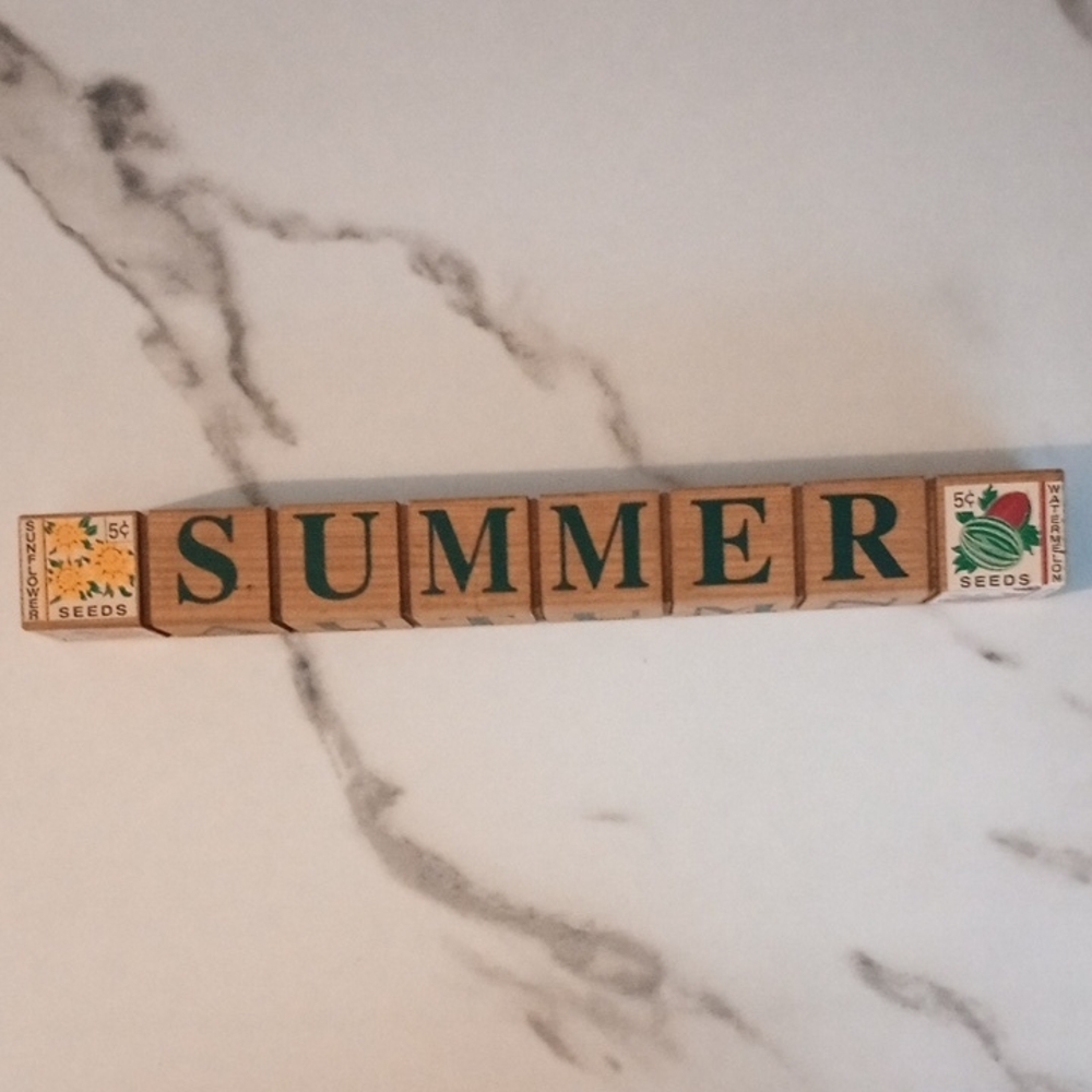 Wooden Block Seasonal Tumbler